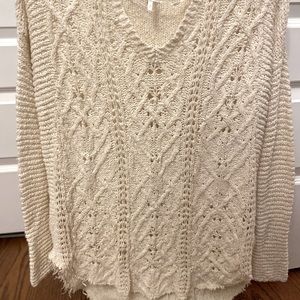 Free People Ivory Sweater